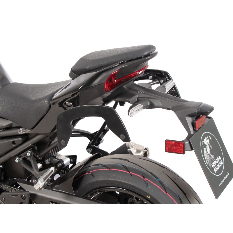 Hepco Becker 6302553 00 01 Portaborse laterale C-Bow nero per Kawasaki Z 900 / SE dal 2025