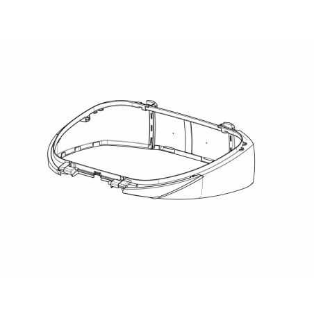 Shad D1B59EMR Fascioni laterali ricambio per bauletto SH58X