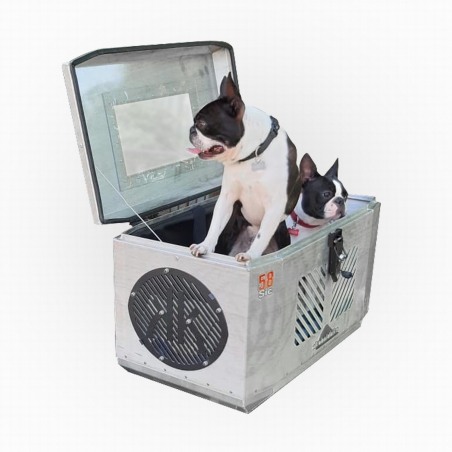 KoboFriend Bauletto alluminio per trasporto cani in moto Misura 1
