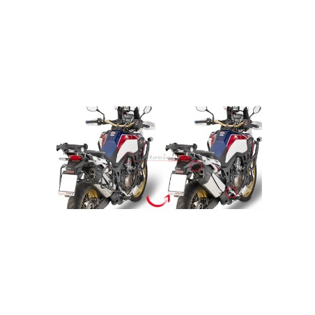 KLR1144 Kappa Porta valigie laterali monokey per Africa Twin CRF1000 L