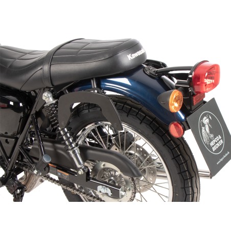 Hepco Becker 6302555 00 01 Portaborse laterali C-Bow nero per Kawasaki W230 / Meguro S1 dal 2025