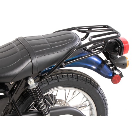 Hepco Becker 6582555 01 01 Portapacchi tubolare nero lucido per Kawasaki W230 / Meguro S1 dal 2025