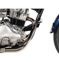 Hepco Becker 5012555 00 01 Barra di protezione motore nera lucida per Kawasaki W230 / Meguro S1 dal 2025