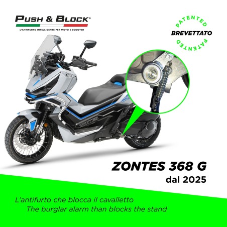 Push&Block Z01 Antifurto blocca cavalletto per Zontes 368G dal 2025
