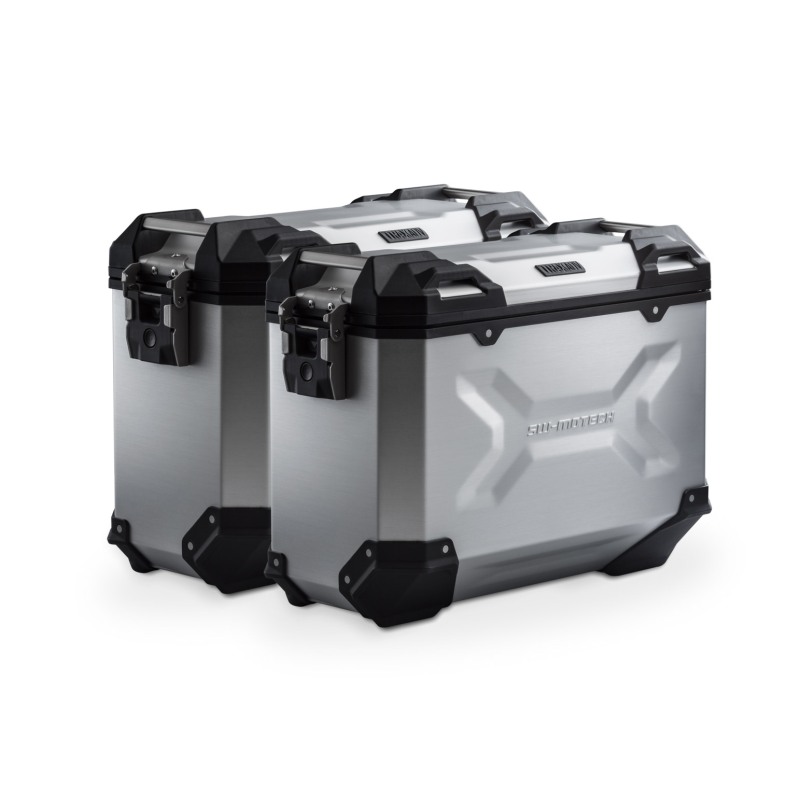 Sistema di valigie in alluminio TRAX ADV Sw-Motech KFT.22.807.70000/S per Ducati Multistrada V2/V2S dal 2022