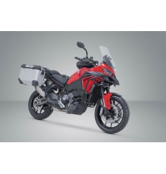 Sistema di valigie in alluminio TRAX ADV Sw-Motech KFT.22.807.70000/S per Ducati Multistrada V2/V2S dal 2022