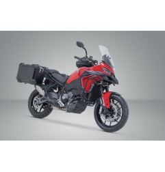 Sistema di valigie in alluminio TRAX ADV Sw-Motech KFT.22.807.70100/B per Ducati Multistrada V2/V2S