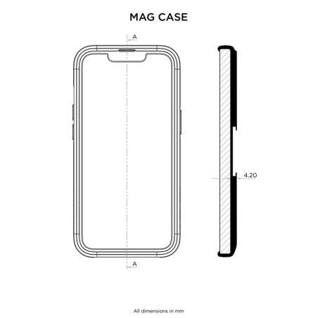Quad Lock MAG Custodia per Galaxy S22 Ultra con MAG Ring nero