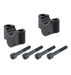 Hepco Becker 42359541 25 01 Riser manubrio 25 mm nero per Honda CB 750 Hornet dal 2023