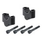 Hepco Becker 42359541 25 01 Riser manubrio 25 mm nero per Honda CB 750 Hornet dal 2023