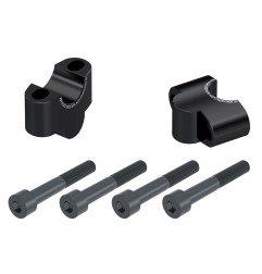 Hepco Becker 42359541 25 01 Riser manubrio 25 mm nero per Honda CB 750 Hornet dal 2023