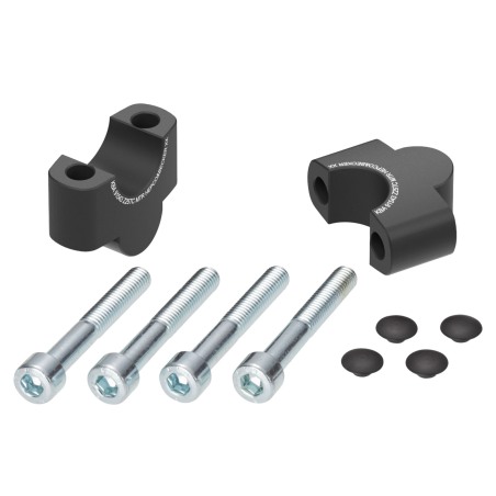 Hepco Becker 42359525 25 01 Rialzo manubrio 25 mm nero per Honda CMX 1100 Rebel dal 2021