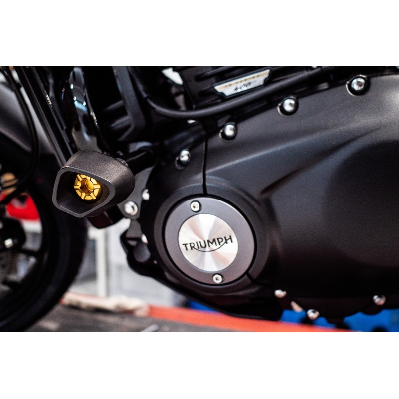 Evotech DEFA-084 Tamponi Paratelaio Triumph Speed 400 / Scrambler 400X Evotech DEFA-084 Tamponi Paratelaio Triumph Speed 400 / Scrambler 400X