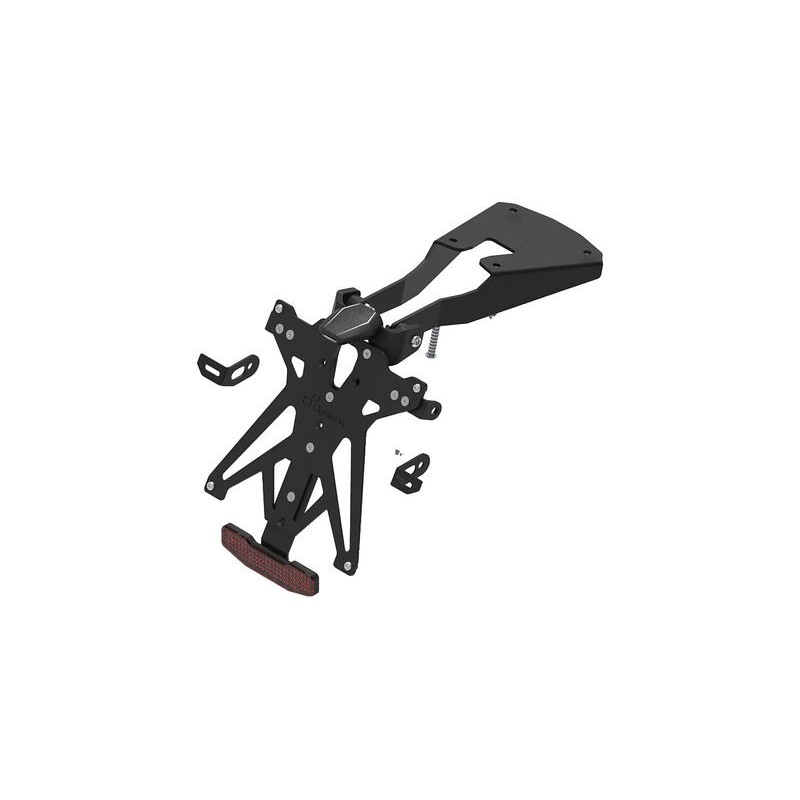 Lightech Portatarga Regolabile Triumph Speed 400 con luce e catadiottro Lightech Portatarga Regolabile Triumph Speed 400 con luce e catadiottro