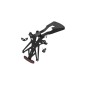 Lightech Portatarga Regolabile Triumph Speed 400 con luce e catadiottro Lightech Portatarga Regolabile Triumph Speed 400 con luce e catadiottro