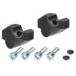 Hepco Becker 4245998 00 01 Rialzo manubrio con offset 30 mm alto, 21 mm indietro, nero per Honda CMX 500 Rebel dal 2017