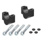 Hepco Becker 4235998 25 01 Rialzo manubrio 25 mm nero per Honda CMX 500 Rebel dal 2017