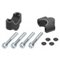 Hepco Becker 4235998 25 01 Rialzo manubrio 25 mm nero per Honda CMX 500 Rebel dal 2017