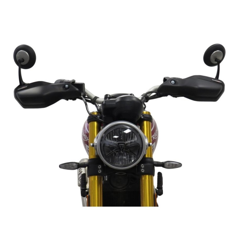 Powerbronze 380‑T120 Paramani nero opaco per Triumph Speed 400 Powerbronze 380‑T120 Paramani nero opaco per Triumph Speed 400
