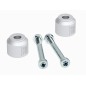 Hepco Becker 42356507 25 09 Rialzo manubrio 25 mm argento per BMW G 310 GS dal 2017