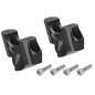 Hepco Becker 42456531 00 01 Rialzo manubrio con offset 35 mm alto, 15 mm indietro, nero per BMW M 1000 R dal 2023