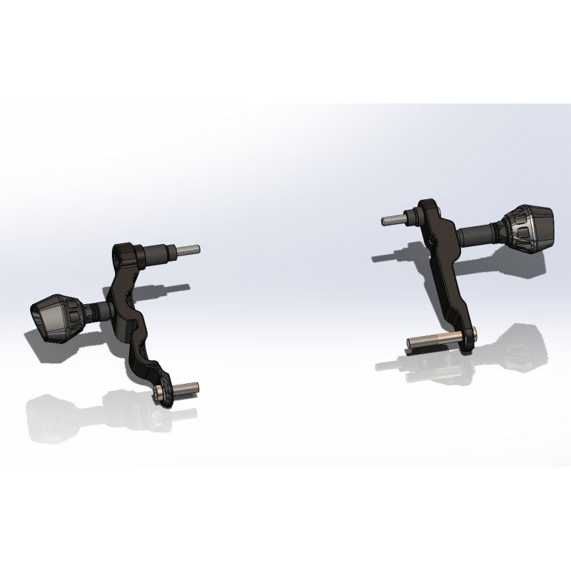 Evotech STDA‑033 Tamponi paratelaio per Honda CBR 650 R E-Clutch Evotech STDA‑033 Tamponi paratelaio per Honda CBR 650 R E-Clutch