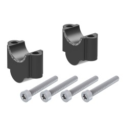 Hepco Becker 4235651 30 01 Rialzo manubrio 30 mm nero per BMW R 1200 GS Adventure dal 2006 al 2008
