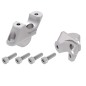 Hepco Becker 42456515 00 09 Rialzo manubrio con offset 30 mm alto, 21 mm indietro, argento per BMW R 1250 RS dal 2019