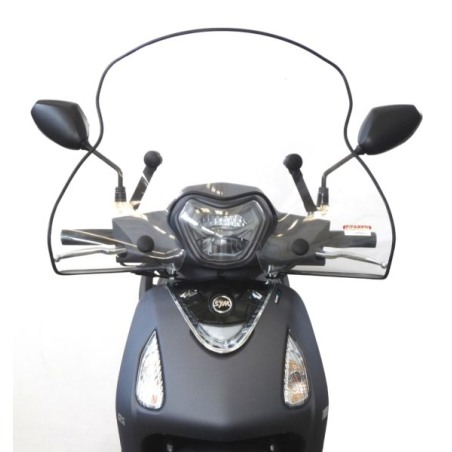Fabbri parabrezza 3365/BE per Symphony 50-125-200 Euro5 Ed Euro5+ Dal 2020 Al 2025