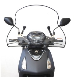 Fabbri parabrezza 3365/BE per Symphony 50-125-200 Euro5 Ed Euro5+ Dal 2020 Al 2025