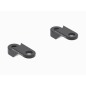 Hepco Becker 42352529 25 01 Rialzo manubrio 25 mm nero con supporto per maschera frontale per Kawasaki Z 900 / SE dal 2017 al 20