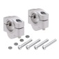 Hepco Becker 42307563 20 09 Rialzo manubrio Hepco&Becker per KTM 1090 Adventure R dal 2017 al 2018, 20mm - argento