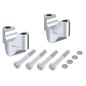 Hepco Becker 42307603 25 09 Rialzo manubrio per KTM 1290 Super Duke R dal 2020 al 2023, 25mm - argento
