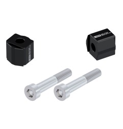 Hepco Becker 42357655 25 01 Rialzo Manubrio per KTM 890 SMT dal 2023 25mm, nero