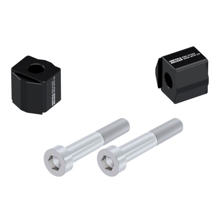 Hepco Becker 42357655 25 01 Rialzo Manubrio per KTM 890 SMT dal 2023 25mm, nero