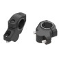 Hepco Becker 4240763 00 01 Rialzo Manubrio Offset per KTM 990 Supermoto R dal 2007 al 2013, 30mm in alto, 21mm indietro - nero