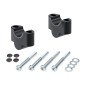 Hepco Becker 4235978 25 01 Rialzo manubrio per Honda CB 500 X dal 2013 al 2018, 25mm nero