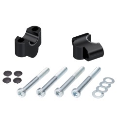 Hepco Becker 4235978 25 01 Rialzo manubrio per Honda CB 500 X dal 2013 al 2018, 25mm nero