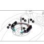 5067563 00 09 TankRing Lock It Hepco & Becker anello magnetico per borsa serbatoio per KTM 1090 Adventure R dal 2017