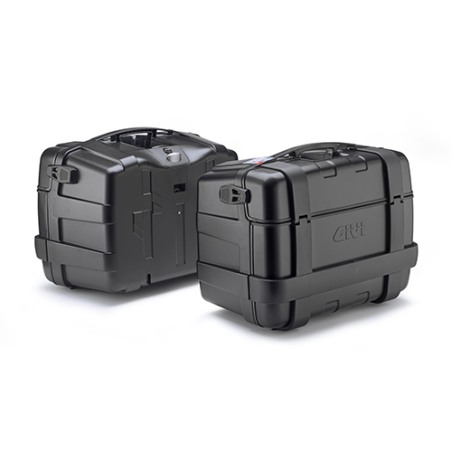 Givi TRK46BPACK2 Coppia di valigie alterali Trekker da 46 litri Nero