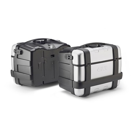 Givi TRK46PACK2 Coppia di valigie alterali Trekker da 46 litri Grigio