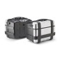 Givi TRK46PACK2 Coppia di valigie alterali Trekker da 46 litri Grigio Givi TRK46PACK2 Coppia di valigie alterali Trekker da 46 litri Grigio