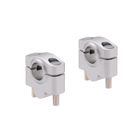 Hepco Becker 4230751 25 09 Rialzo Manubrio Hepco&Becker per KTM LC 4 400/620 dal 1994 al 2001, 25mm - argento
