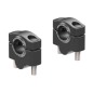 Hepco Becker 4230751 25 01 Rialzo Manubrio per KTM LC 4 400/620 dal 1994 al 2001, 25mm - nero