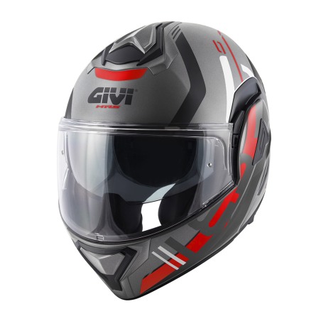 Givi Casco HX30FPUTR - Casco Modulare Integrale Pieghevole Con Visiera Pinlock
