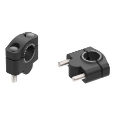 Hepco Becker 4230766 25 01 Rialzo Manubrio Hepco&Becker per Ducati Monster 900 ie dal 2000 al 2004, 25mm - nero