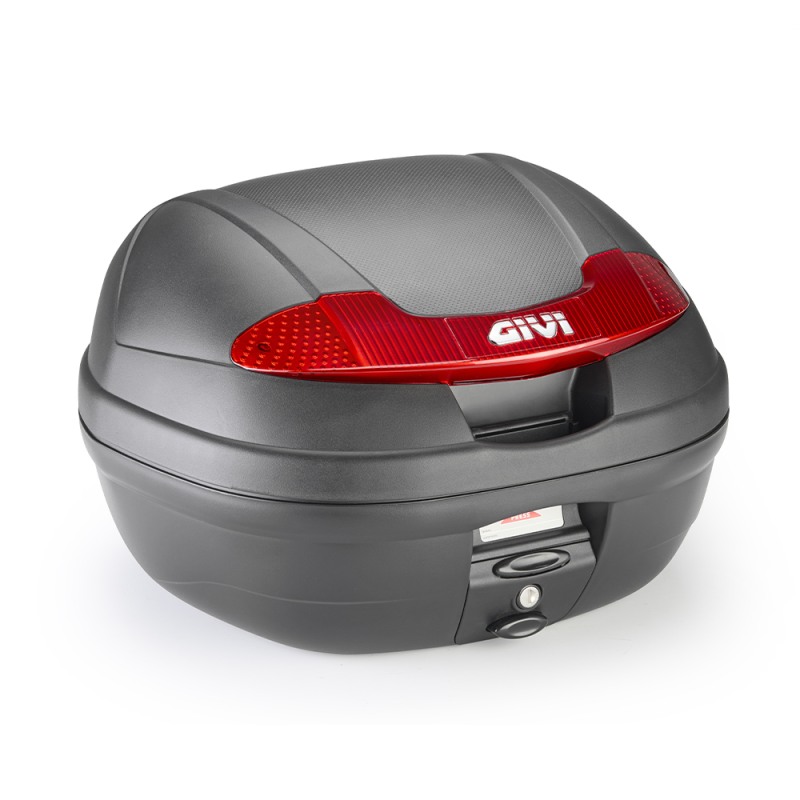 Givi E340N Vision Bauletto 34 litri Catadiottri rossi Piastra Monolock inclusa