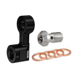 Hepco Becker 4230-MT111-BL Adattatore universale 30 mm per estensione linee freno e frizione
