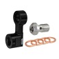 Hepco Becker 4230-MT111-BL Adattatore universale 30 mm per estensione linee freno e frizione