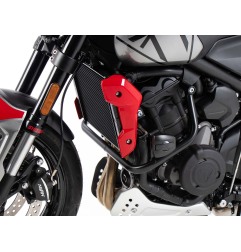 Hepco Becker 5017682 00 01 Barra di protezione motore nera con pad protettivi per Triumph Trident 660 dal 2025